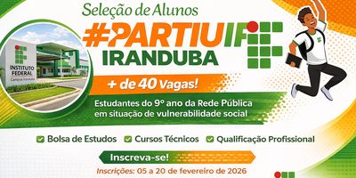 📢 Inscrições Abertas – Partiu IF 2026 | IFAM CIR 🎓✨