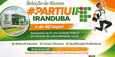 📢 Inscrições Prorrogadas – Partiu IF 2026 | IFAM CIR 🎓✨